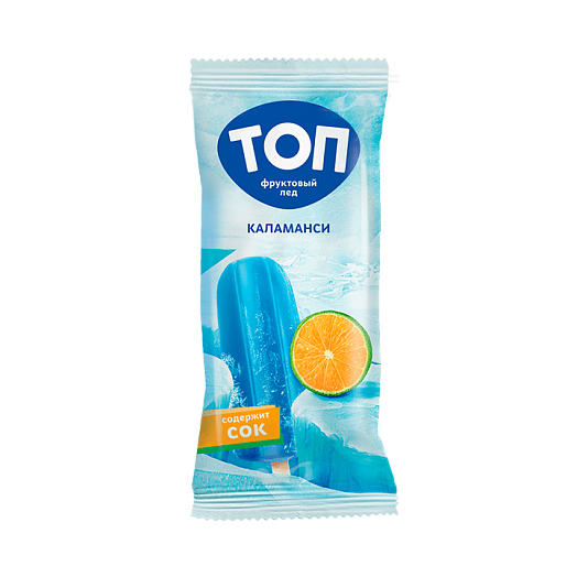Мороженое Топ каламанси сладкий лёд апельсиновый с ароматом мандарина 70г