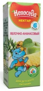 Нектар для дет/пит яблочно- ананасовый 200мл