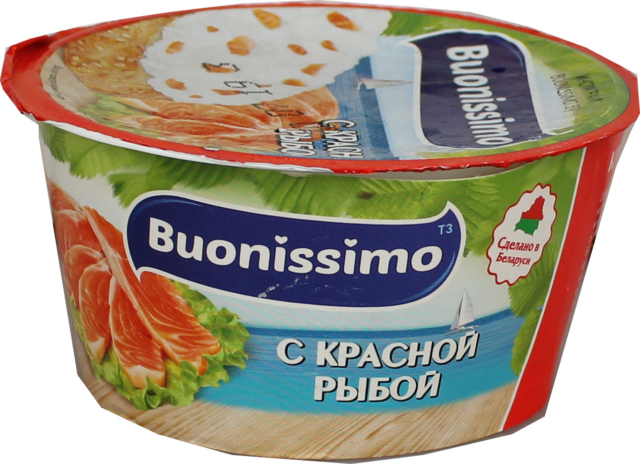 Крем с творогом "Buonissimo" с красной рыбой 120г