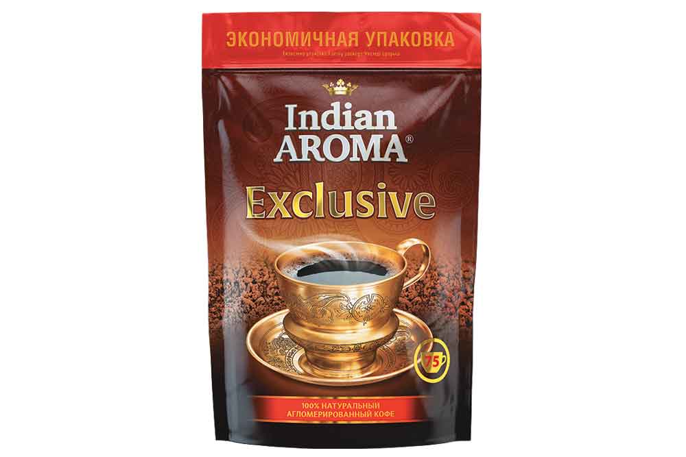 Кофе растворимый "Indian Aroma" Exclusive м/у 150г