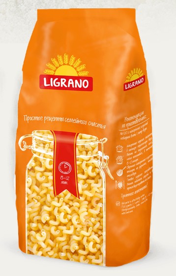 Макаронные изделия Лиграно Пружинки гр.Б 550г