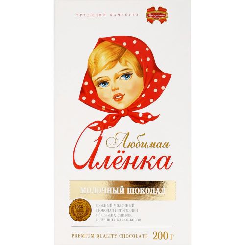Шоколад молочный Любимая Алёнка 200г