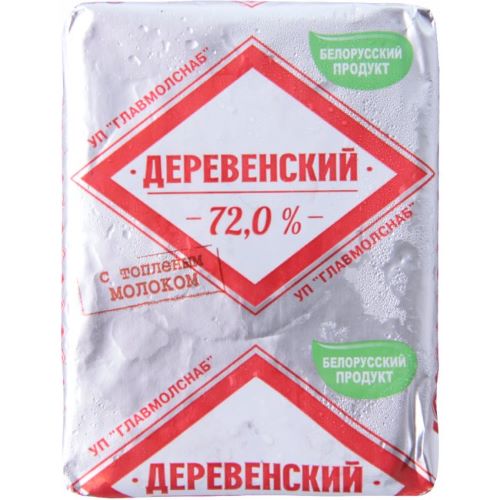 Спред растительно-жировой Деревенский фольга 72% 180г