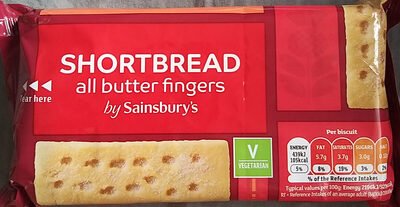 Shortbread All Butter Fingers