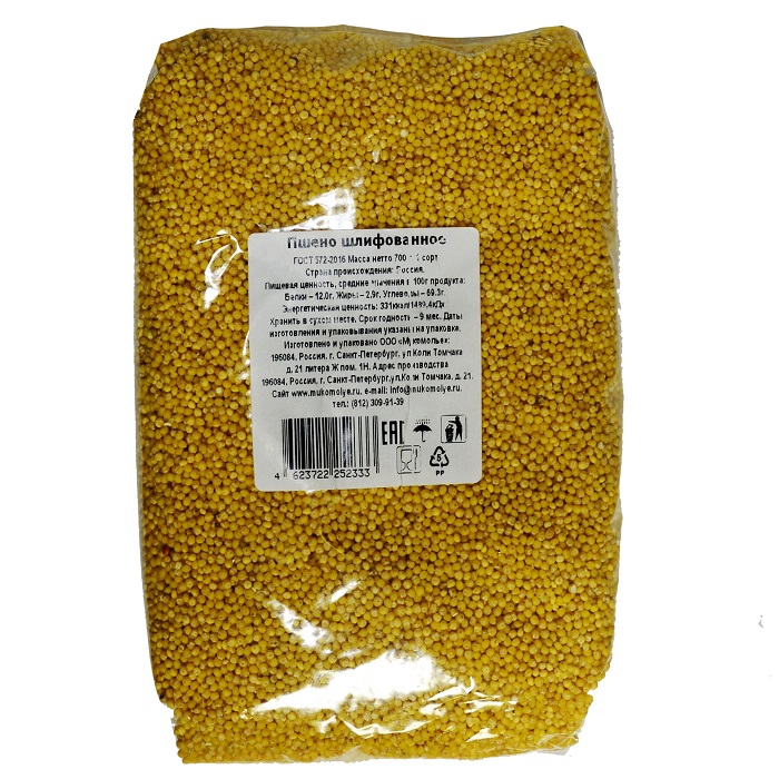 Пшено шлифованное 700г