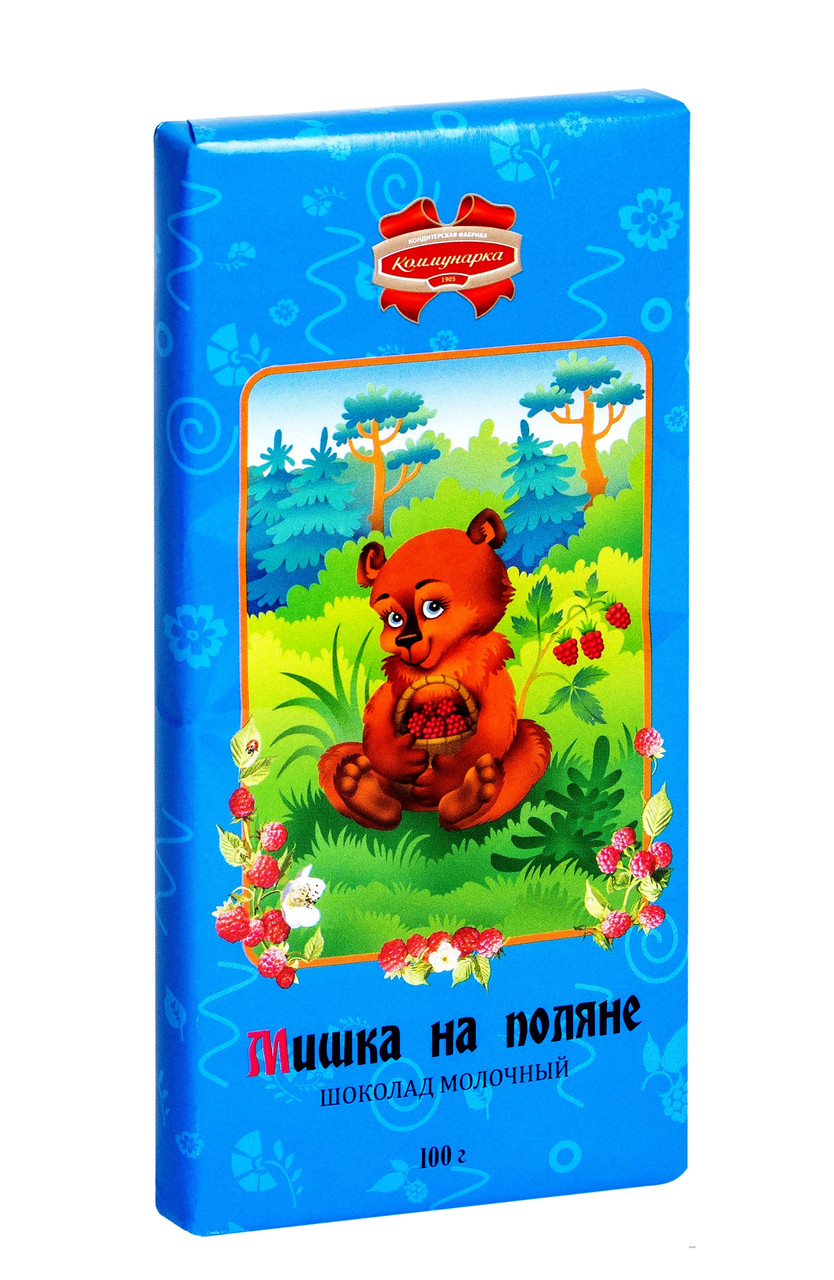 Шоколад "Мишка на поляне" 100г
