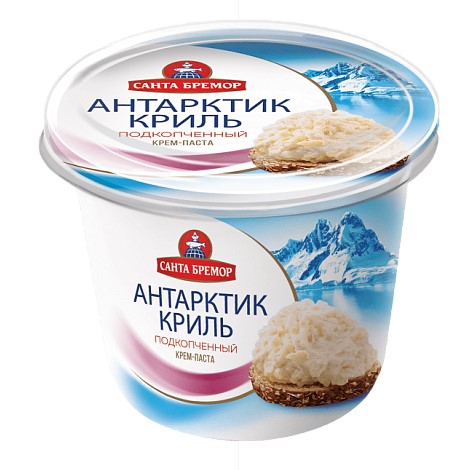 Паста ис морепродуктов Антарктик-Криль подкопченный 150г