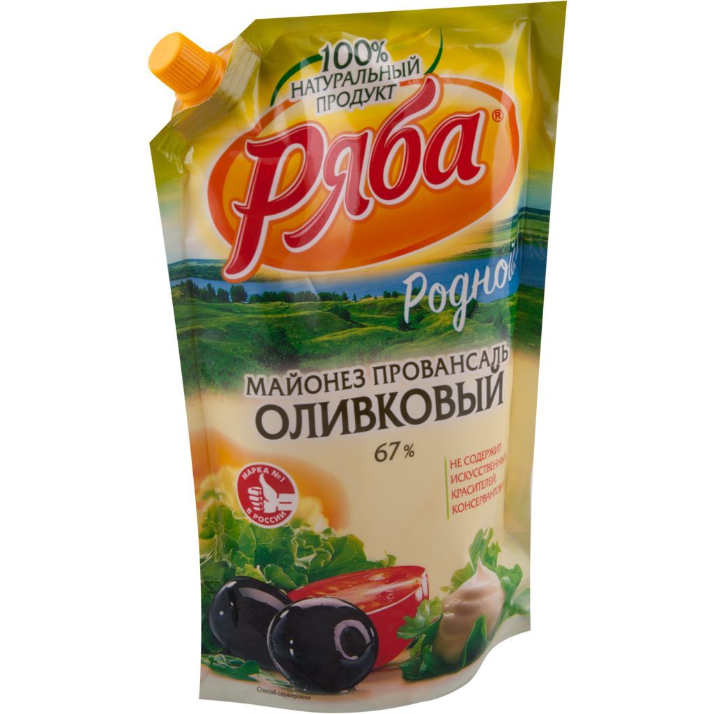 Майонес Ряба Классический Оливковый 67% ДПД 200г