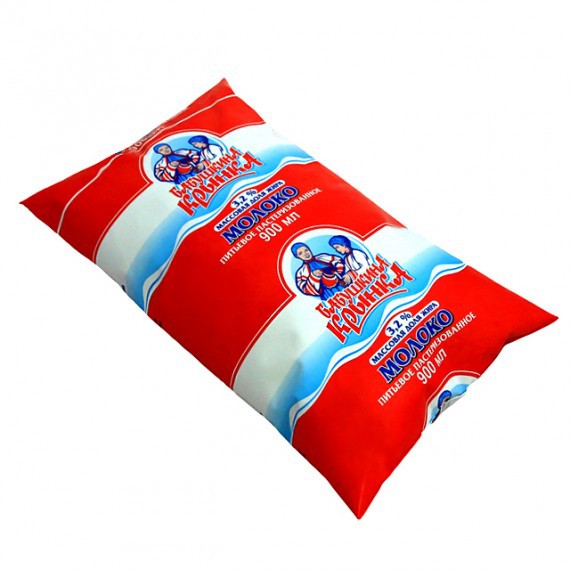 Молоко "Бабушкина криничка", жирность - 3,2%, 500 мл.