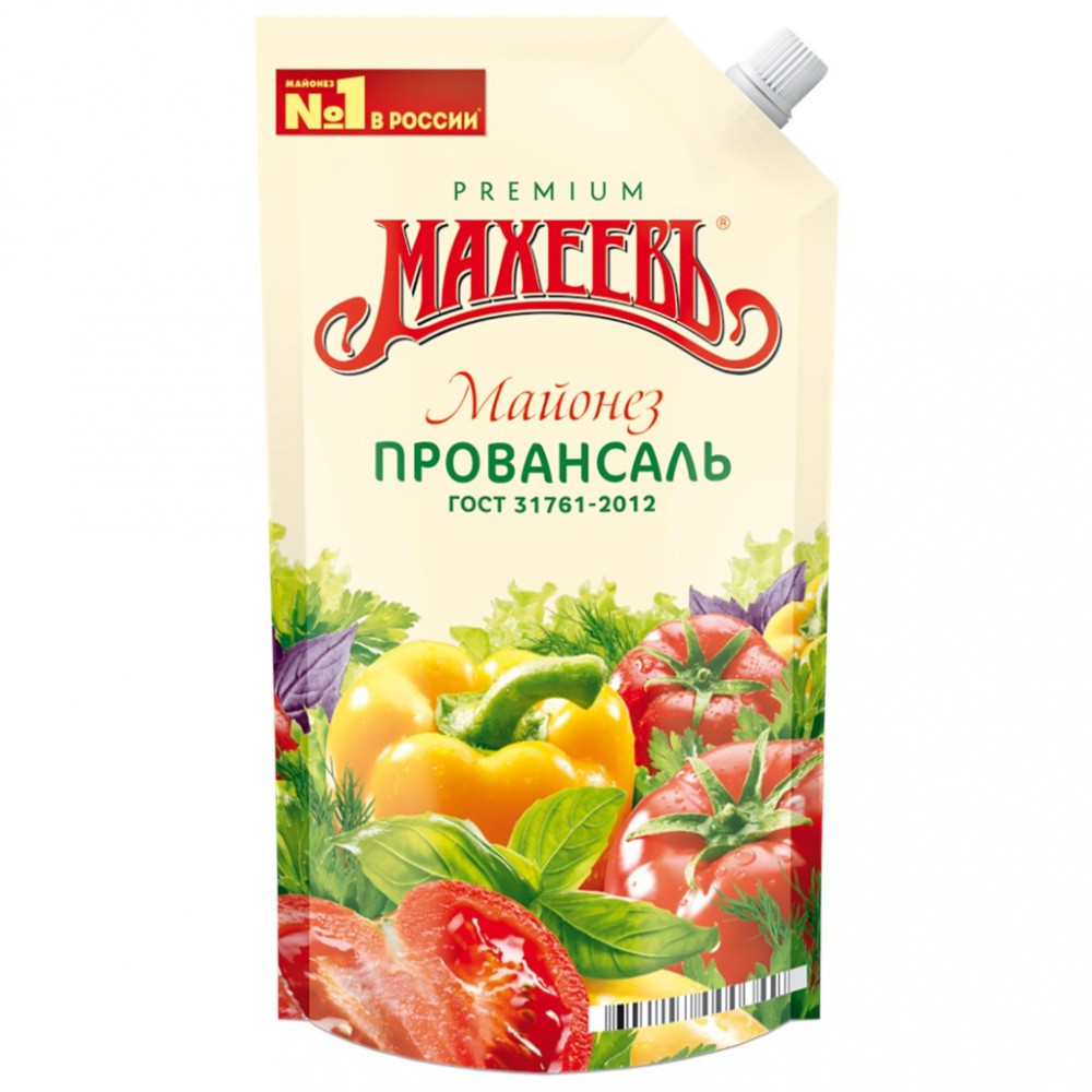 Майонес Провансаль Махеевъ 67% дой-пак с дос 190г