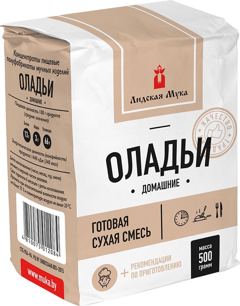 П/ф мучной Оладьи Домашние 500г