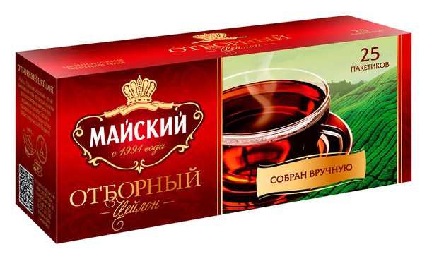 Чай черный "Майский" отборный (25п*2г) 50 г