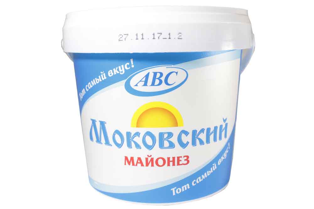 Майонес АВС Моковский пл/ведро 850г