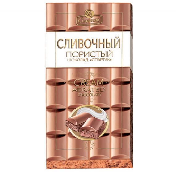 Шоколад пористый Сливочный пенал 75г