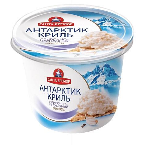 Паста ис морепродуктов Антарктик-Криль сливочно-чесночный 150г