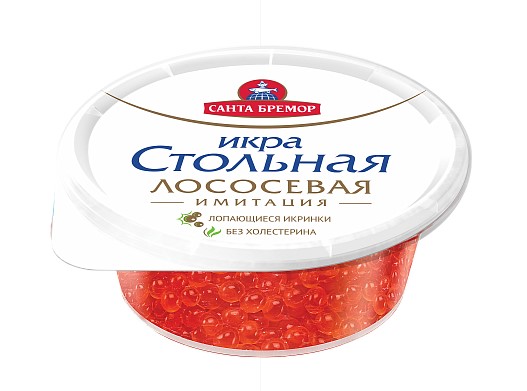 Икра Стольная имитированная лососевая п/б 110г