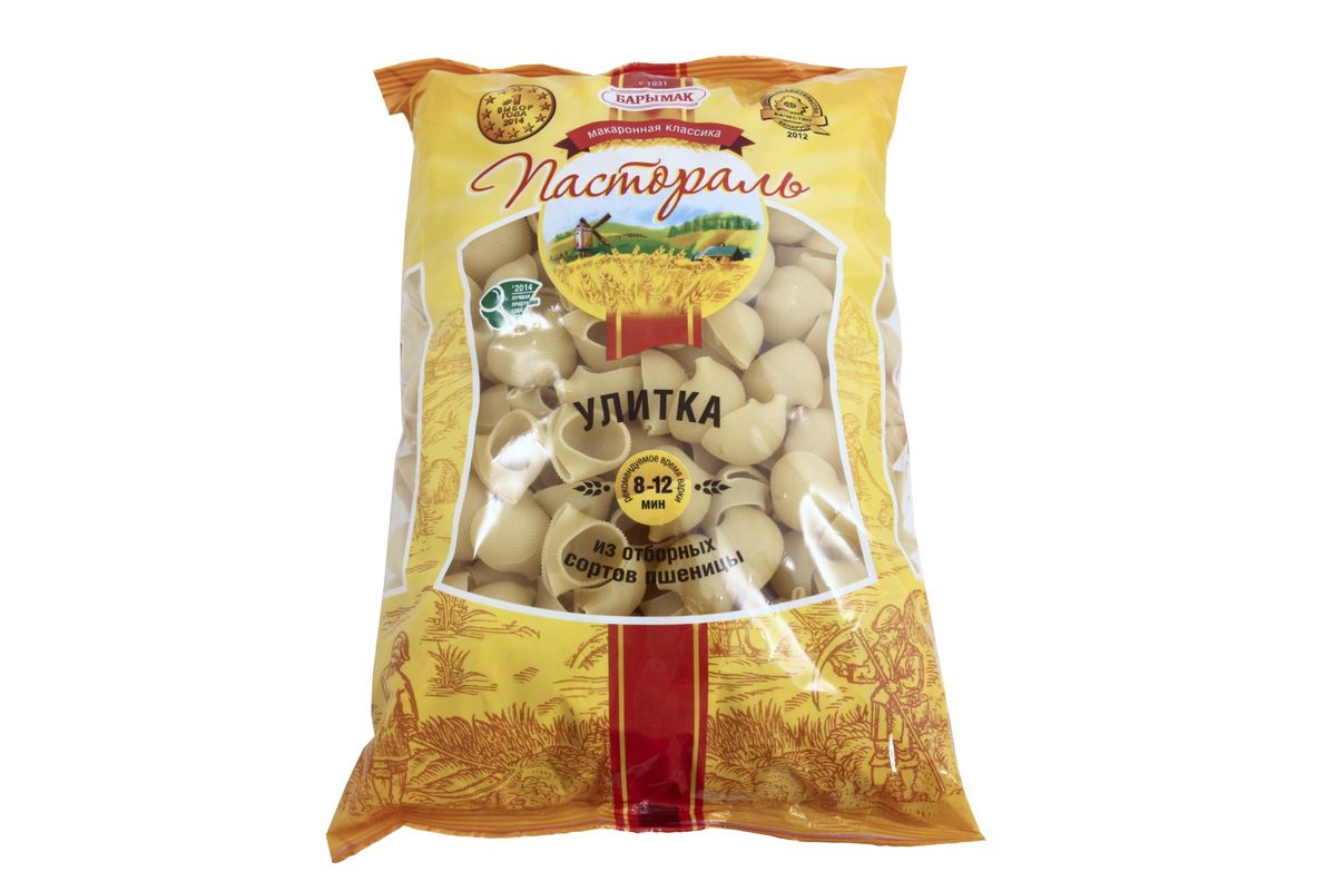 Макаронные изделия Пастораль Улитка в/с гр В 900г