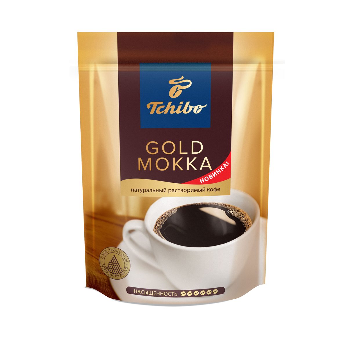 Кофе натуральный растворимый "TCHIBO gold mokka" 70 гр.