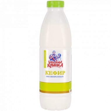 Кефир "Бабушкина криничка" обезжиренный 900 мл бут ПЭТ