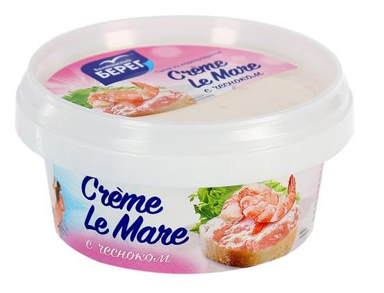 Паста ис морепродуктов Creme Le Mare с чесноком 150г