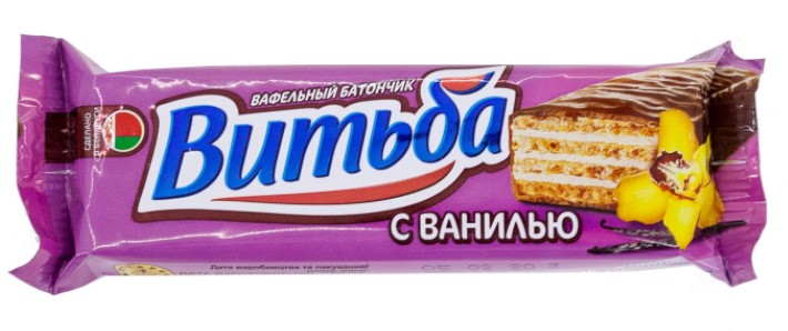 Батончик вафельный Витьба с ванилью 35г