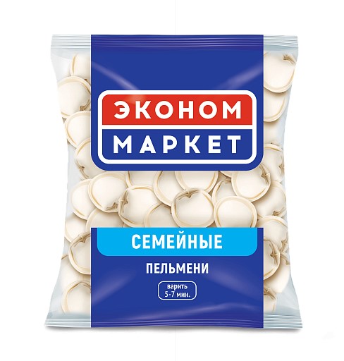 Пельмени Эконом Маркет Семейные 450г Санта Импэкс