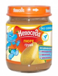 Пюре для дет/пит ис груш 100г