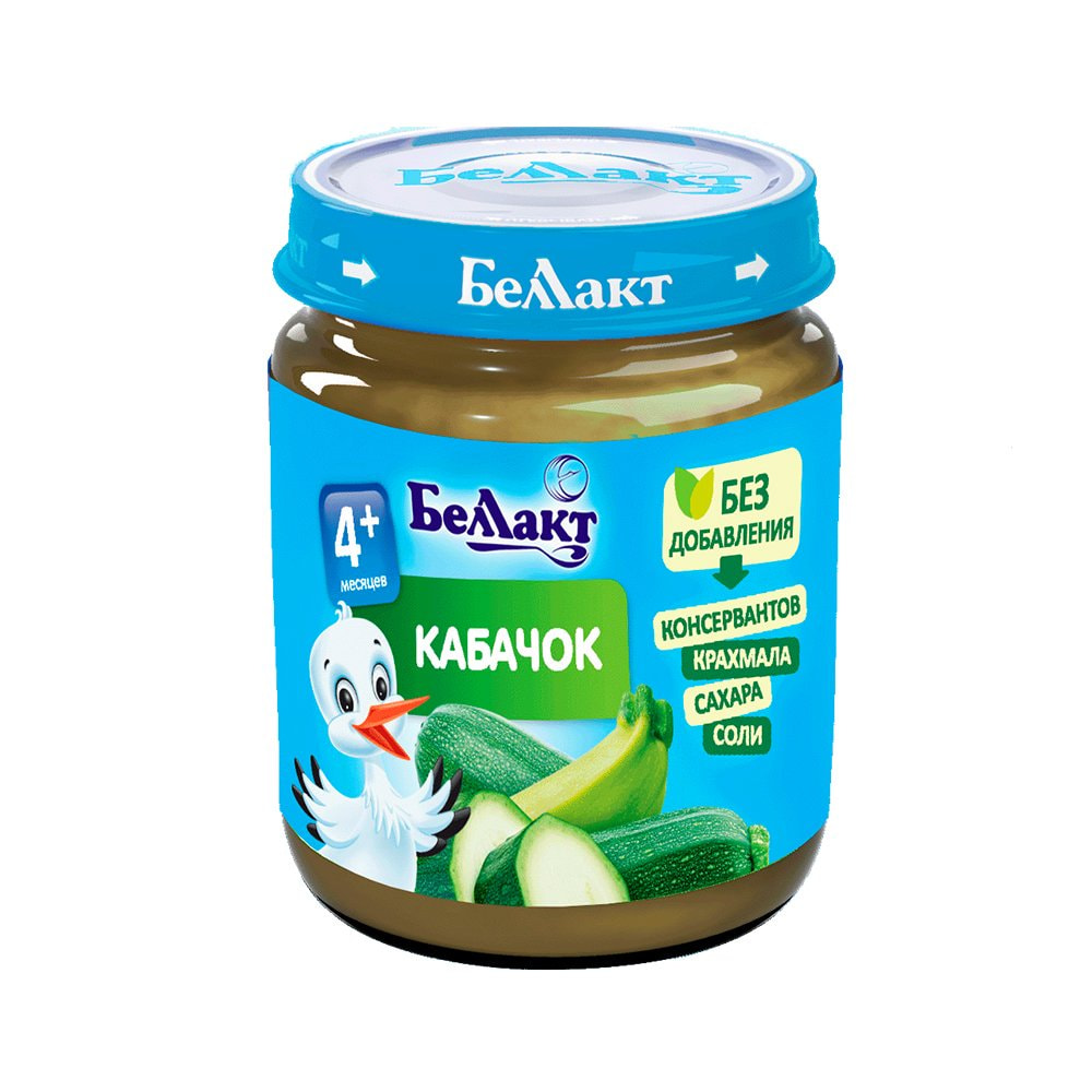 Пюре ис чтобыачков Беллакт консервы для д/п гомоген стерил бес сахара 10гг