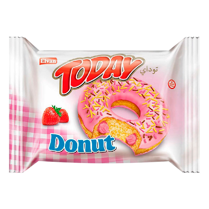 Пирожное бисквитное Donut Today Strawberry 50г