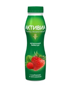 Биойогурт "Активиа ActiRegularis" с клубникой и земляникой 2% 260г