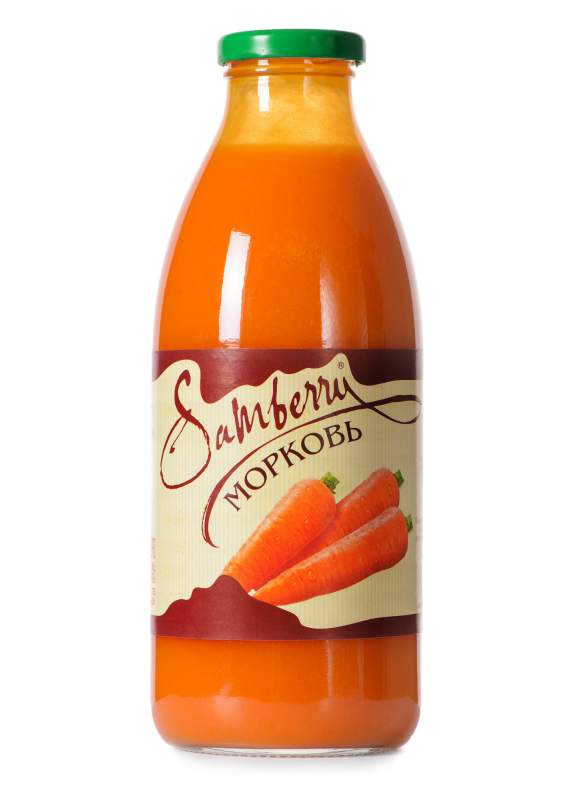 Нектар морковный "Samberry" с мякотью 1л