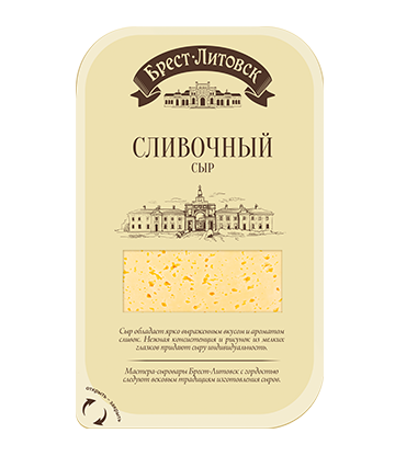 Сыр полутвердый «Брест-Литовский» Сливочный, 50%, 150 г