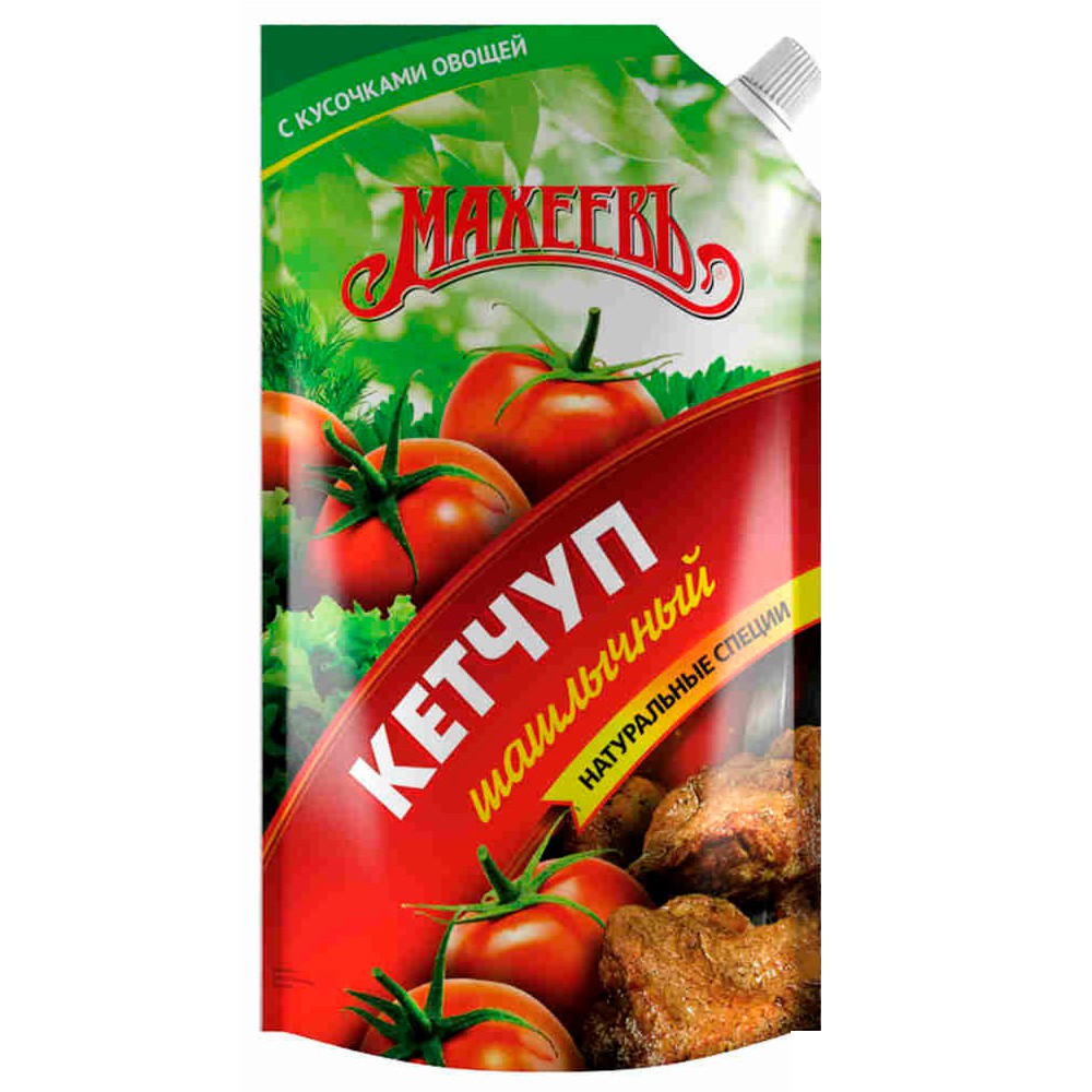 Кетчуп Махеевъ Шашлычный дой-пак 500г