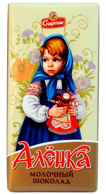 Шоколад молочный Алёнка 90г