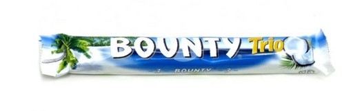 Конфета Bounty Trio с нежной мякотью кокоса 82,5г