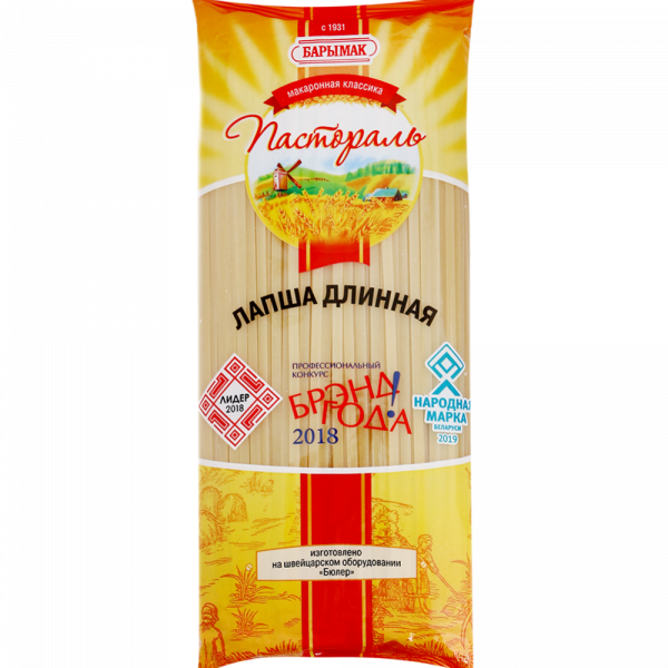Макаронные изделия Пастораль Лапша длинная 900г