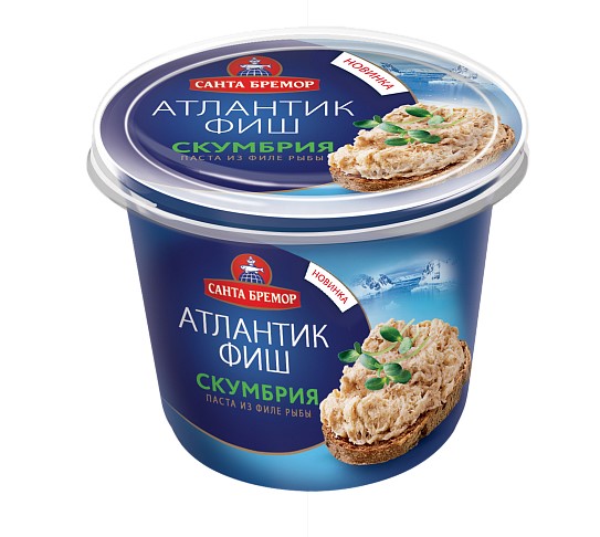 Паста ис филе рыб Атлантик Фиш со скумбрией 140г Санта Импэкс