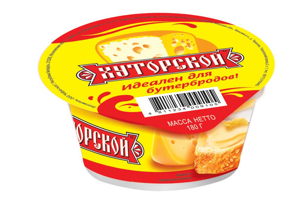 Продукт плавленый Хуторской 50% стакан 180г