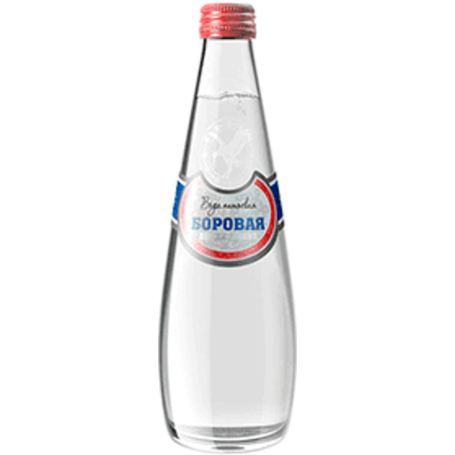 Вода питьевая Боровая природная среднегас ст/бут 0,33л