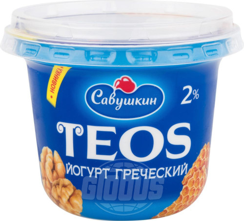 Йогурт густой TEOS гецкий орех-мёд 2% 250г