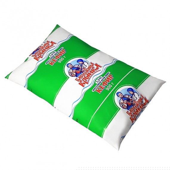 Кефир массовая доля жира 1,5% п/эт 900г