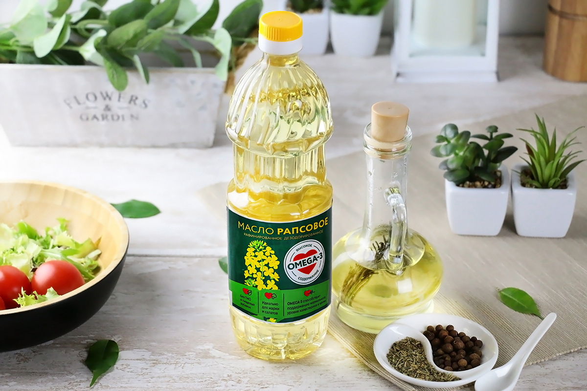 Масло растительное рапсовое "Люкс"