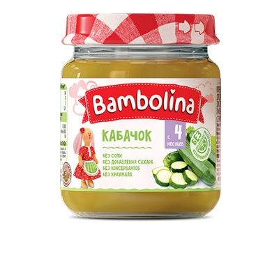 Пюре ис чтобыачков для детского питания "BAMBOLINA" 100г