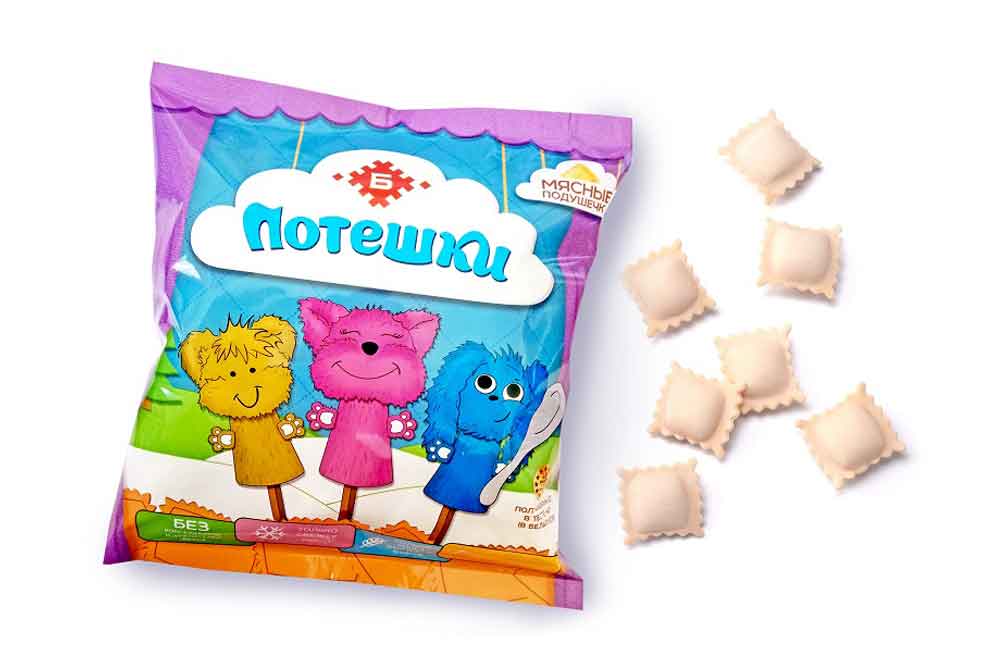П/ф в тесте мяснойе подушечки "Потешки" 430г