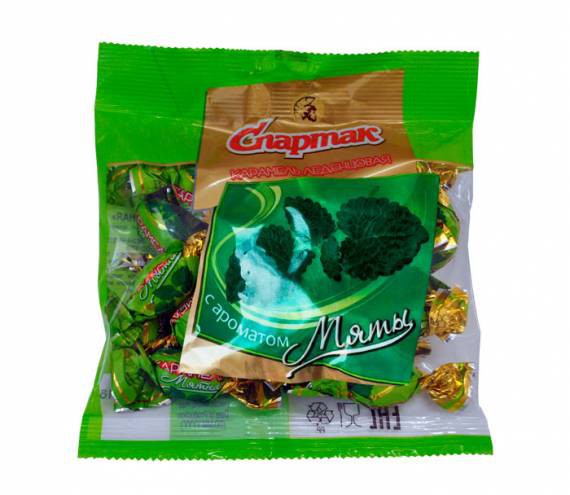 Карамель с ароматом мяты 200г