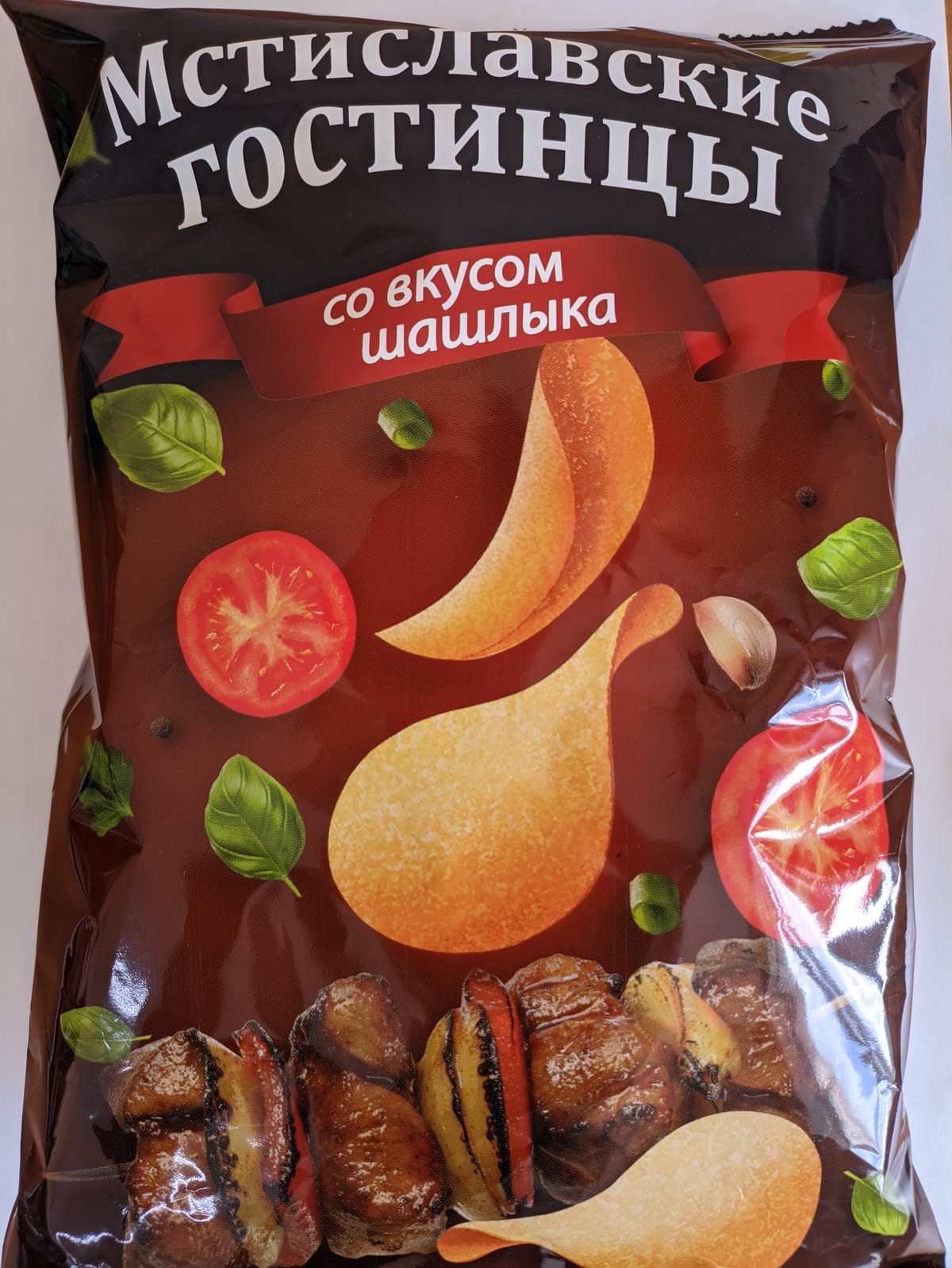 Картофелепродукт обжаренный "Оригинальный" со вкусом шашлыка, 60гр