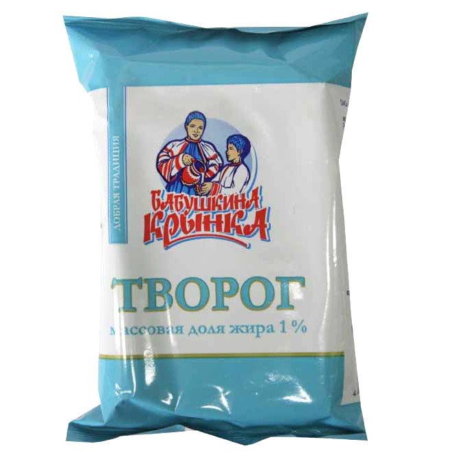 Творог «Бабушкина криничка» 1%, 200 г.