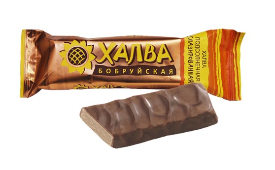 Халва Подсолнечная глазированная бат 77г