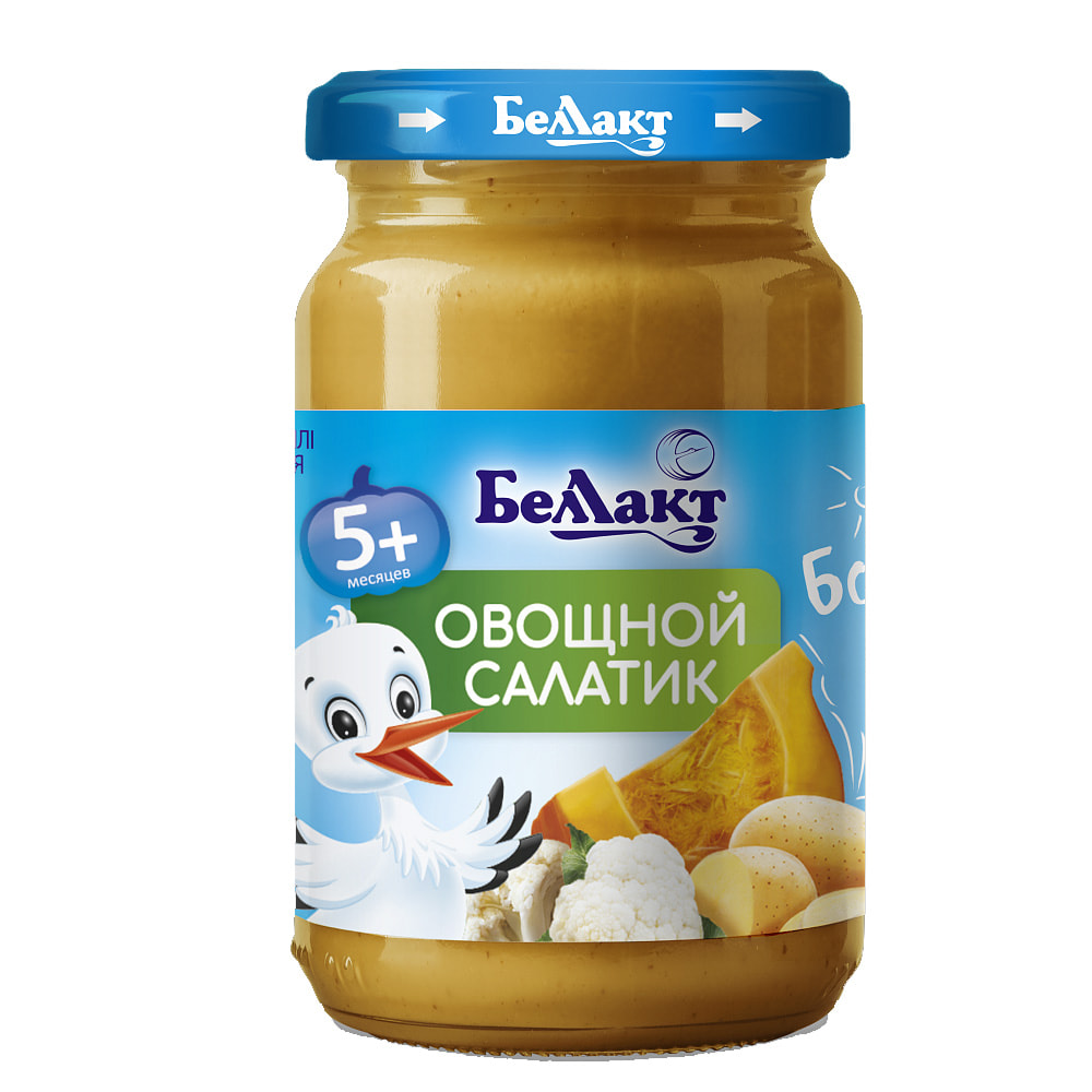 Пюре Беллакт ис цветной капусты картофеля и тыквы для д/пт 170г