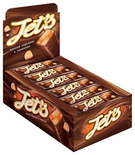 Батончик "Jet's" с печеньем 42г